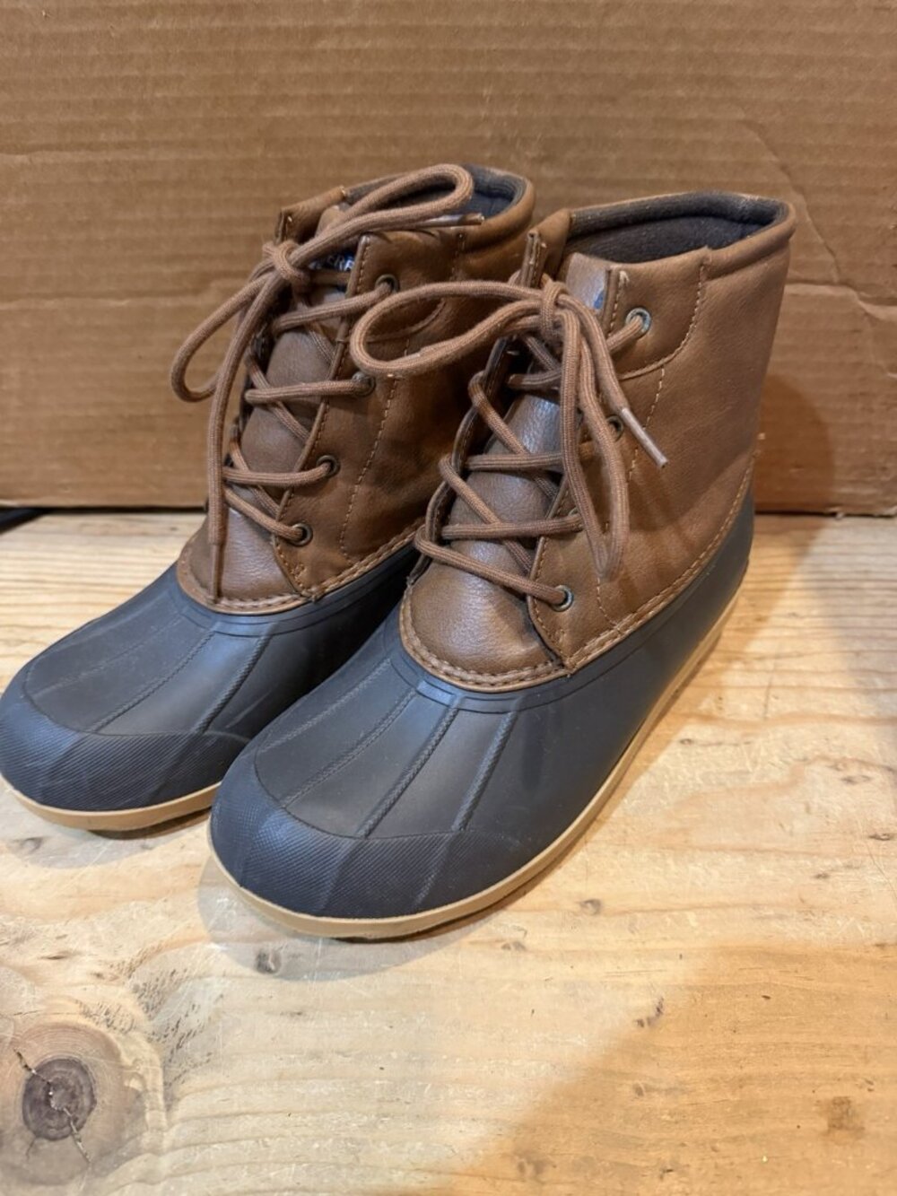 Sperry WaterProof Port Boot Duck/Rain Boots Mens Size 6 Women's 7.5